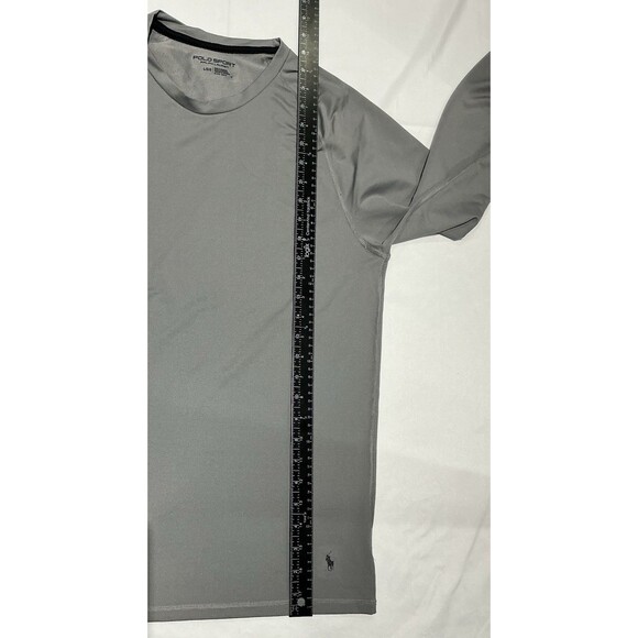 Polo Sport Shirt Mens Large Gray Performance Activewear See Description - Picture 10 of 10